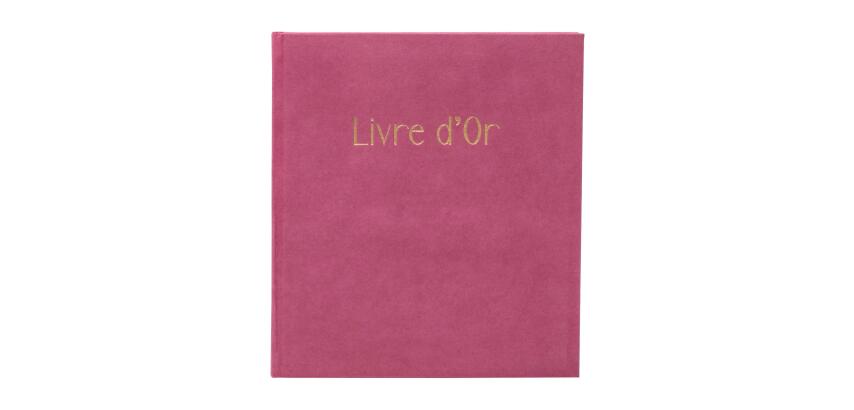 Livre d'or 140 pages tranche or Skandi