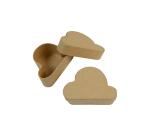 Set de 10 petites boites nuages 6x6x3cm - Kraft