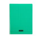 Clairefontaine Polypro Stapled Notebook, Seyes, Ligne 8000, A4, 96 Sheets, 90g - Green