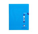 Cahier Travaux Pratiques piqué Mimesys 24x32cm 80 pages grands carreaux + uni couverture polypropylène Couleur aléatoire - Assortis