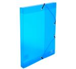 Elasticated PP Filing Box Crystal 25mm Spine A4 - Assorted colours