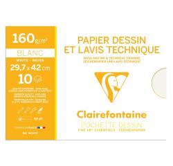 Dessin Technique pochette 10F A3 160g