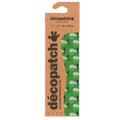 3 Décopatch sheets réf. 721 - Green