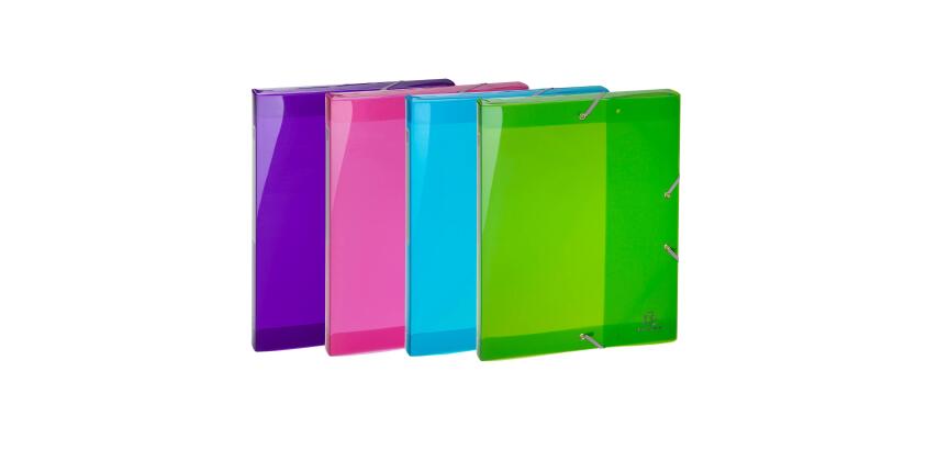 Polypropylene filing box Back 25mm Iderama PP - A4