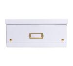 Boîte de rangement à plat carton 33x50x16cm Néo Déco