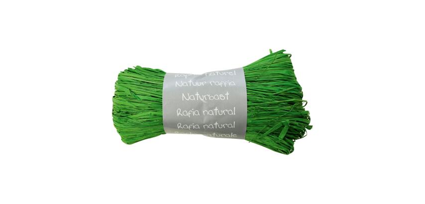 Geschenkband aus natürlichem Bast 50g - Vert Empire