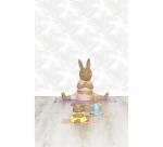 Kleines Pappmaché, braun, Yoga-Bulldogge 13,5cm - Kraft