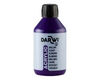 Darwi Flacon de 250 ml de Peinture Acrylique Universelle Brillante - Violet