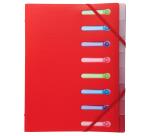 Trieur polypropylène 3 rabats 8 compartiments OPAK