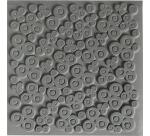 Cernit plaque de texture Clovers - Gris