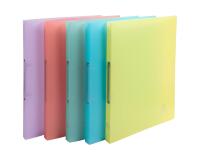 Classeur 2 anneaux 15mm Polypropylène Chromaline Pastel - Couleurs assorties