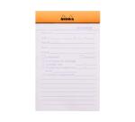 Bloc No.140 'MESSAGE', 110 x 170 mm, orange
