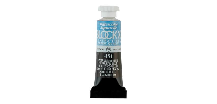 Aquarellfarbe, Azurblau - Tube 5ml - Cœruleum blau