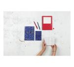 Le Mur des Je t'aime, Genaaid notitieboek 7,5x12 cm, 48 pagina's, uni