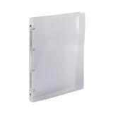 Classeur 4 anneaux 15 mm polypropylène Crystal - A4 - Cristal