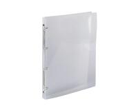 Classeur 4 anneaux 15 mm polypropylène Crystal - A4 - Cristal