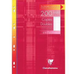 Clairefontaine Punched Double Sheets Lined and Margin A4 100 Sheets