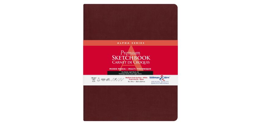 Alpha Series carnet souple 46F 20,3x25,3cm 150g - Blanc
