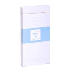 Paquet de 25 Enveloppes Blanches Doublées Triomphe DL- 110x220mm - Auto-Adhésives - 130g/m2 - Blanc