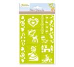 Mini Stencils, Princesses - Vert