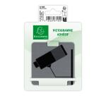 Sign adhesive aluminium effect Surveillance camera 7.5x7.5 cm - Grey