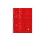 Cahier reliure intégrale A5+ 160 pages détachables perforé 6 trous uni Couleur aléatoire - Assortis