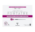 Clairefontaine Fontaine Watercolour Block - 26 x 36cm - 15 Sheets - 300gsm - Cold Pressed