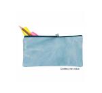 TIE&DYE Trousse plate 22 x 11 cm, bleu ciel - Bleu ciel
