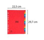 Separadores Cartulina lustrada flexible 3/10º - 225grs - Colores surtidos