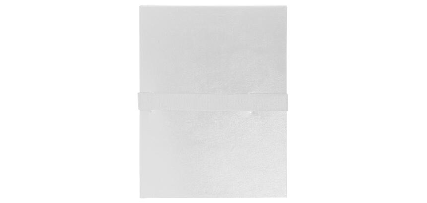 Chemise extensible balacron sans rabat sangle scratch - 24x32cm