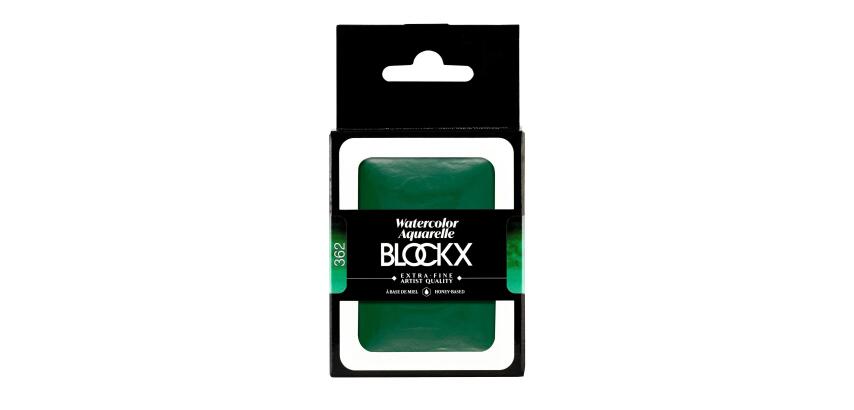 Aquarellfarbe, Permanentgrün - Großer Napf 18ml - Permanentgrün