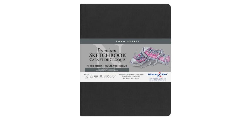 Nova Series carnet souple 50F 20,3x25,3cm 150g - Gris