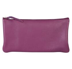 GEKLEURD LEDER Etui 22x11 cm