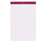 Rhodia Couleur Pad - No.19 - A4+ - 5 x 5 Ruling - 80 Sheets - Top Stapled - Plum