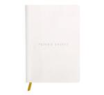 Clairefontaine Flying Spirit Leather Notebook - A5 - 180 Pages - Dot - White