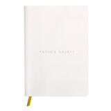 Carnet brochure cousue Flying Spirit White A5 180 pages DOT couverture - Blanc