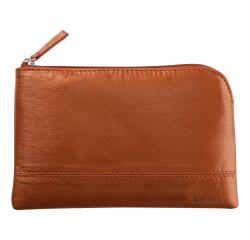 Rhodiarama etui met rits in kunstleer - maat S - 11x17 cm - Koper
