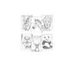 ODELIA, Bloc de coloriage multi-techniques de 20 feuilles A4 250g, Les animaux