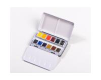 Aquarelle Boite Métal + 12 demi-godets