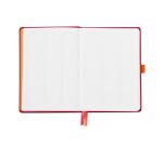 Rhodiarama Goalbook rembordé rigide A5 240 pages dot papier blanc 90g - Framboise
