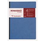 Clairefontaine Nomaddict Notebook - A5 - Lined - 96 Sheets - 90gsm - Clothbound - Blue