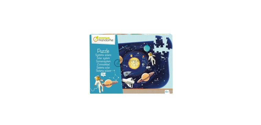 Puzzle éducatif, Système solaire - Multicolore