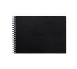 Rhodia Touch Mixed Media Book, papier Paint'On extra-blanc 250g - A4 paysage, 64 pages - Noir