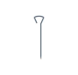 Boîte de 100 épingles à tête triangulaire - Argent