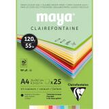 Maya bloc collé 25F A4 120g