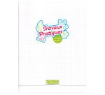 Cahier Travaux Pratiques piqué 8000 POLYPRO 24x32 cm 192 pages grands carreaux + uni 90 g - Incolore