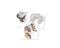 Carnet de coloriage Wild 2 - Ivoire