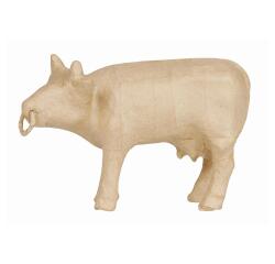 Vache avec anneau 20x8x13cm - Kraft