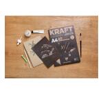 Kraft bi-face bloc collé 60F A3 90g