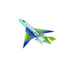 Crea 3D, Avion - Vert